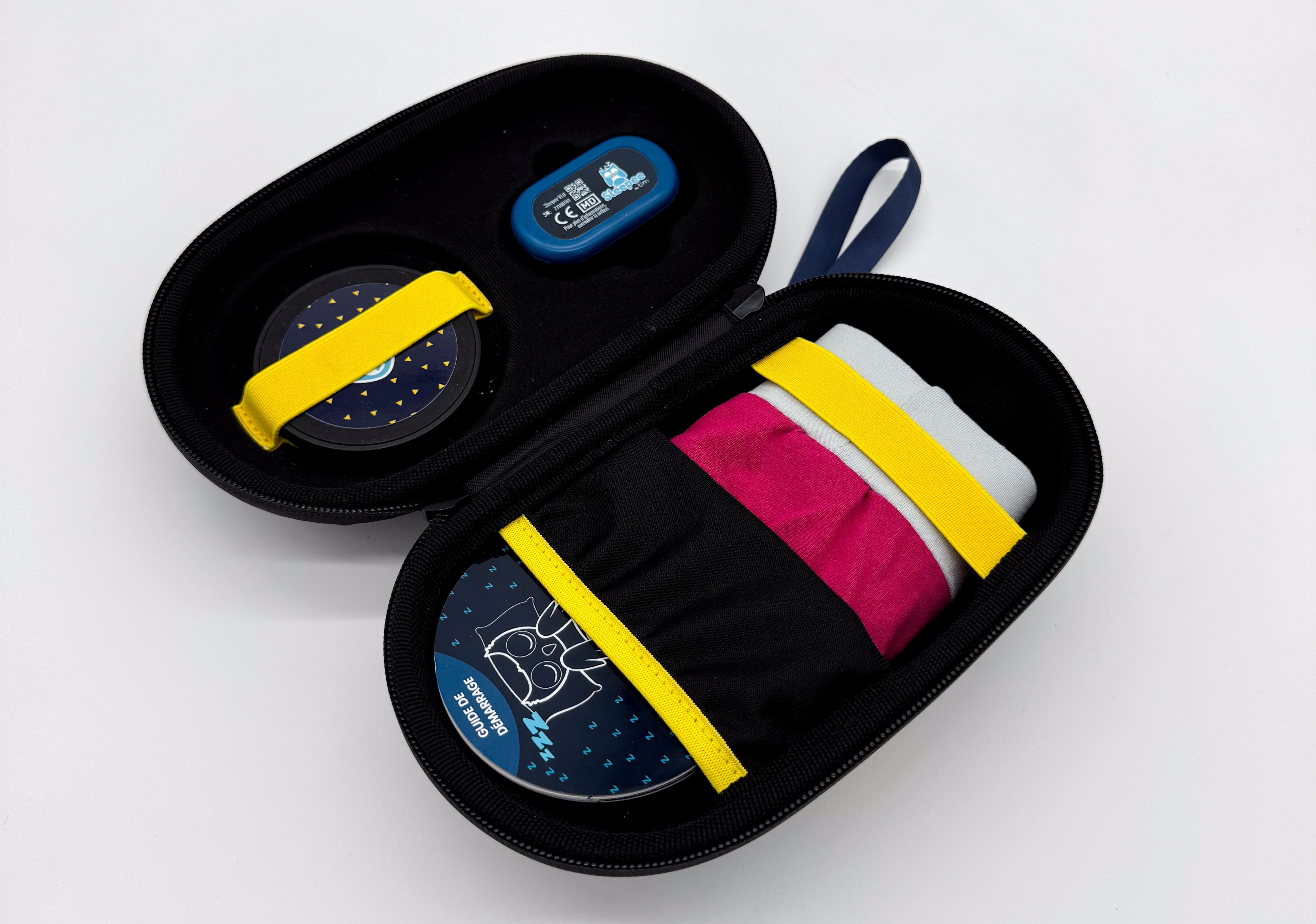 trousse ouverte Sleepee by Tim contre le pipi au lit